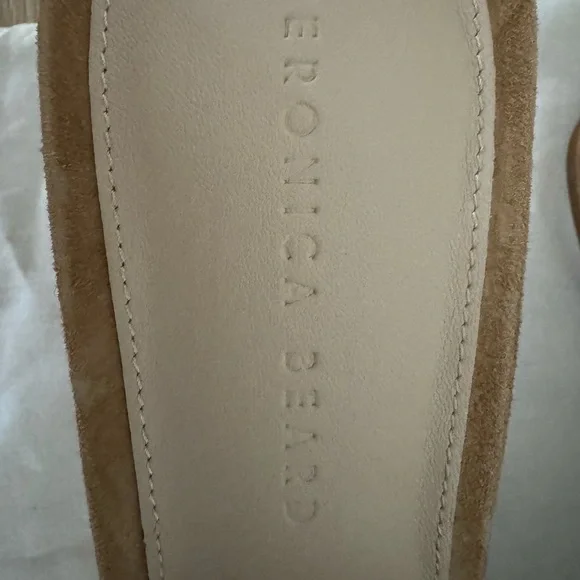 Veronica Beard Tan Suede Clogs - Picture 4 of 7